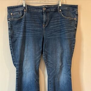 Torrid Denim Womens Jeans Plus Size 22S Stretch Slim Boot Dark Wash